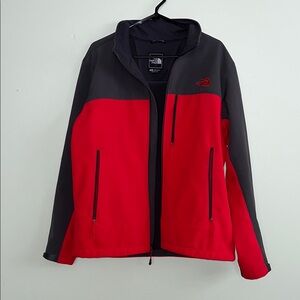 The North Face Red and Gray Jacket